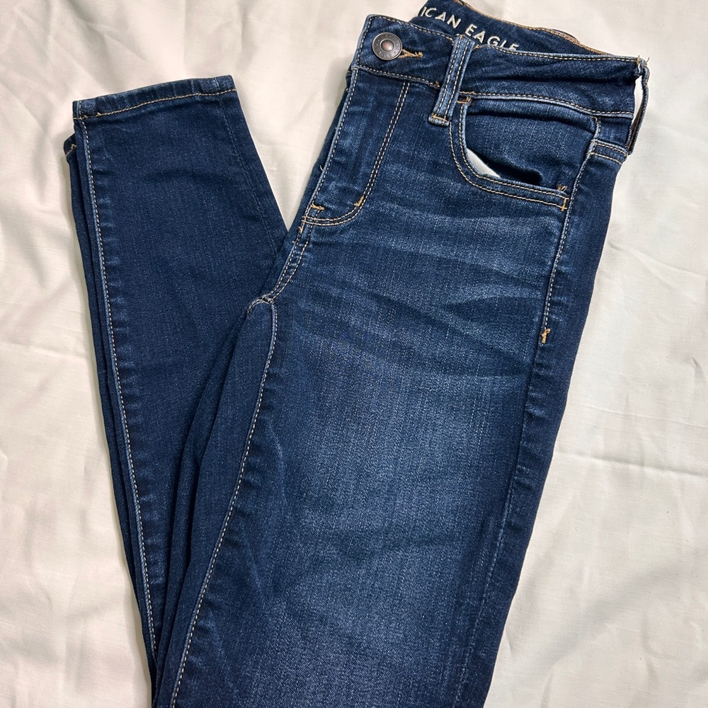 American Eagle Outfitters Blue High Rise Jeans